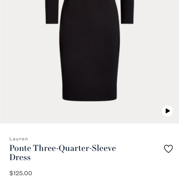 Lauren Ralph Lauren Slim Fit Fern Green NWT Dress - Picture 6 of 6